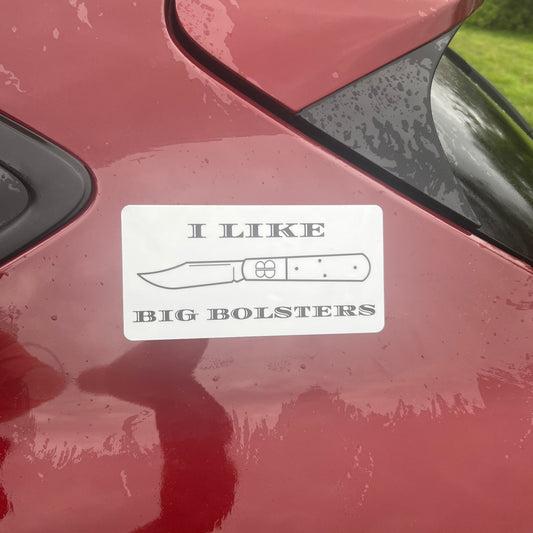 “I Like Big Bolsters” Bumper Sticker